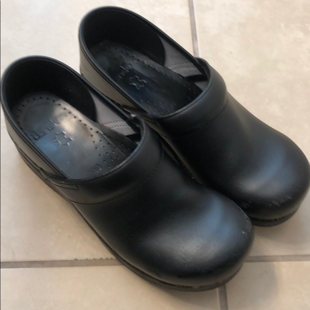 Dansko black clogs